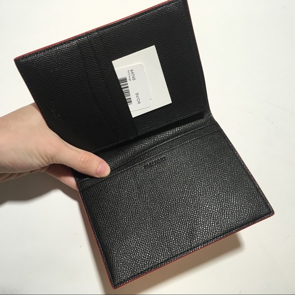 Coach x Gary Baseman Red Leather Passport Cover - Picture 5 of 8